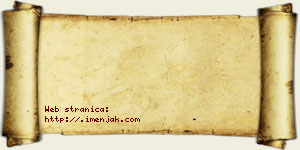 Angelina Joksić vizit kartica